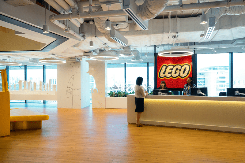 Inside Lego Hub Singapore - an office 