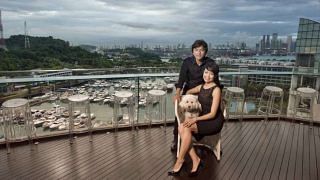 The penthouse of couple Dr Finian Tan and Ms Fiona Goh offers breathtaking views of the ocean (photographed in 2016).