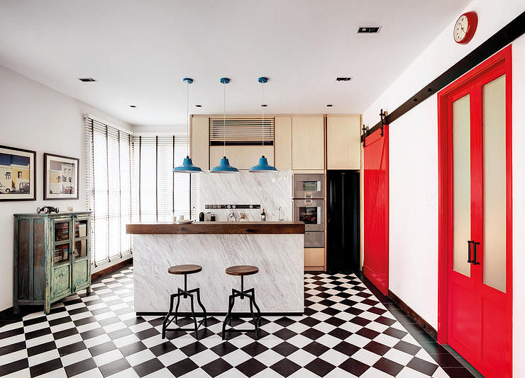 Checkerboard Kitchen Floor Ideas and Inspiration