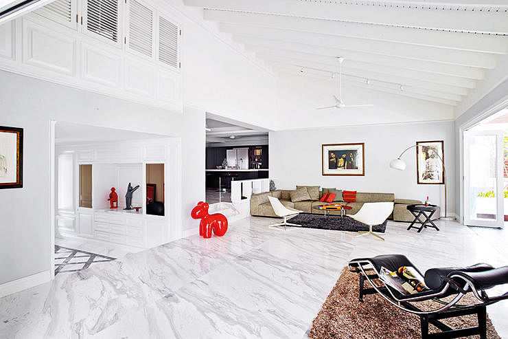 8 Stylish Homes With Marble Floors