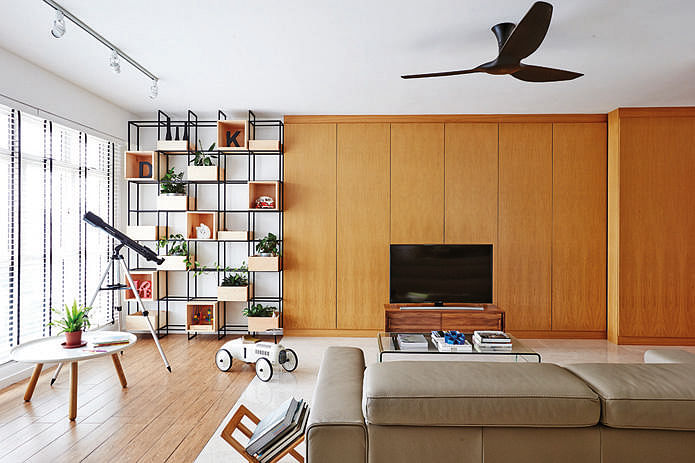 7 Contemporary Storage Feature Walls, Living Room Feature Wall Storage Ideas