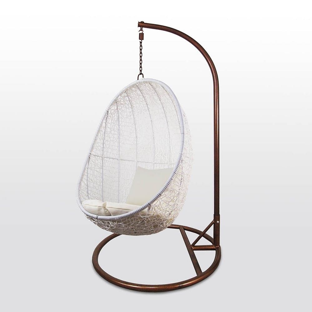 egg shaped swing with stand