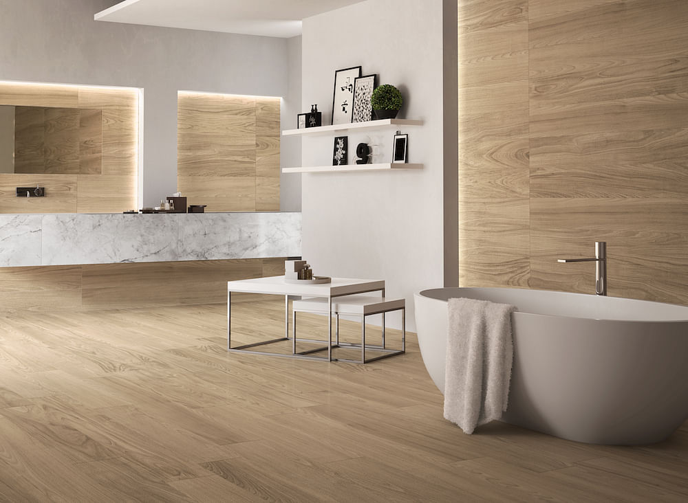 15 Bathroom Floor Tile Ideas Home, Wood Tile Wall