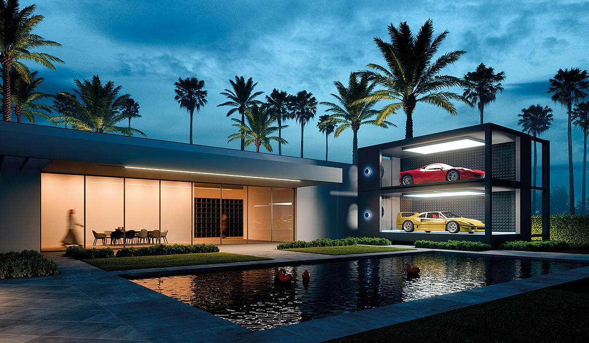 The new luxury garage that shows off your supercar Home