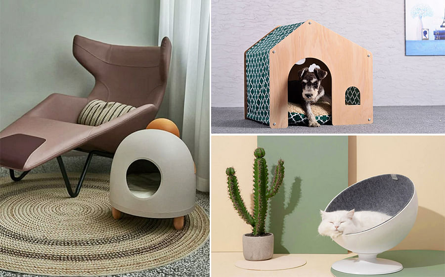 13 stylish pet beds and houses that'll match your home decor