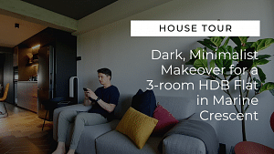 House Tour Video: Dark, minimalist makeover f...