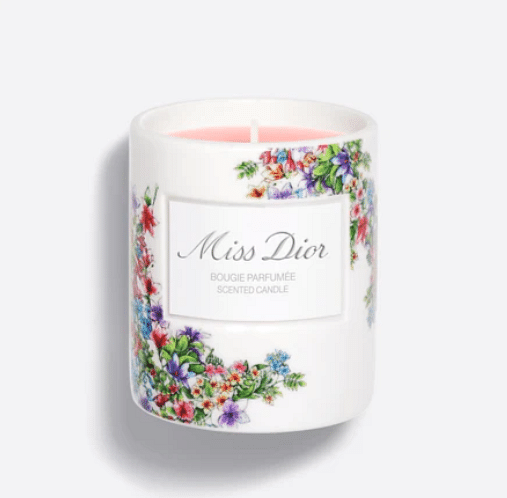Miss Dior candle, limited edition floral candle, $90 for 85 grams