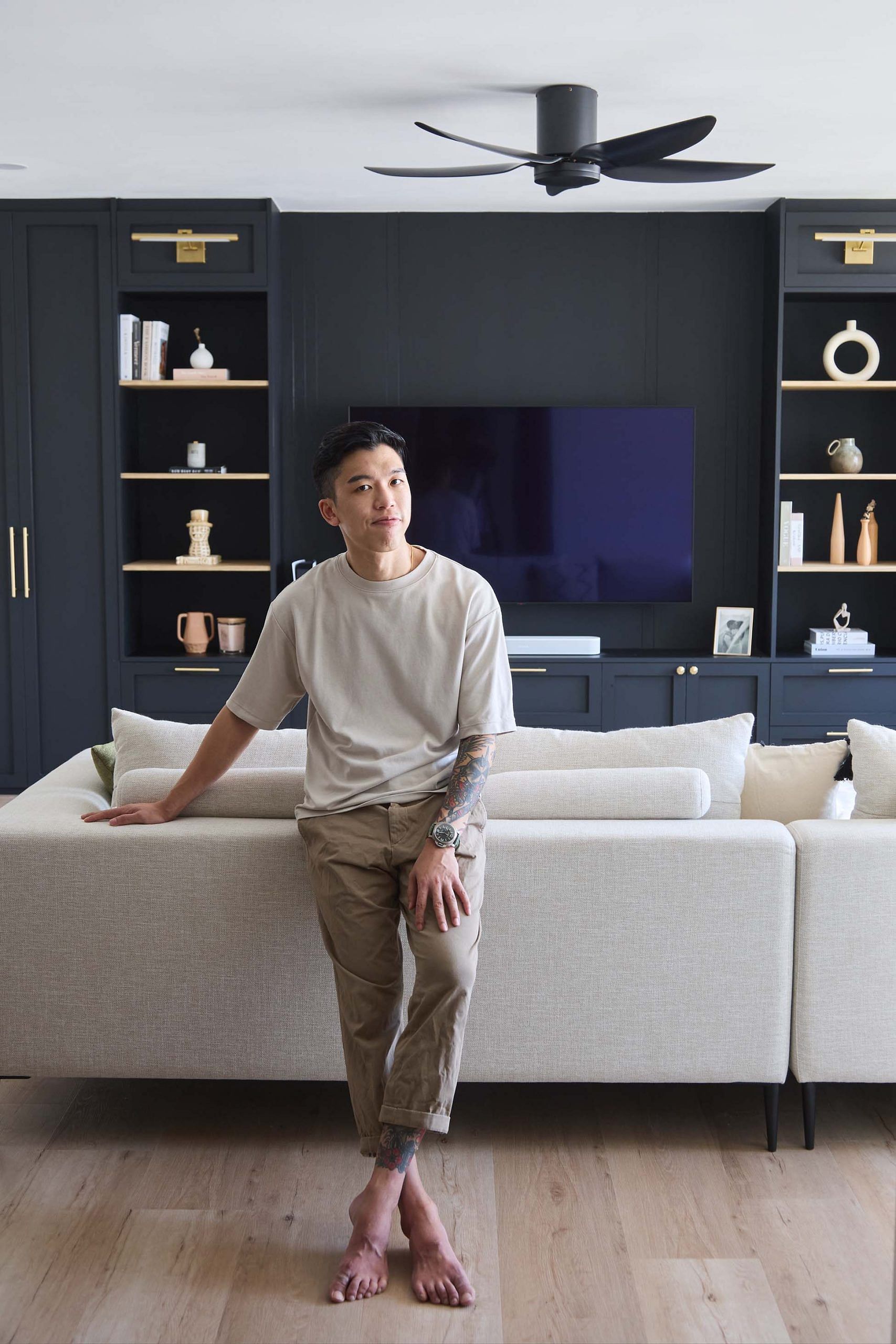 A Man S Modern Farmhouse Room HDB In Tampines Ave